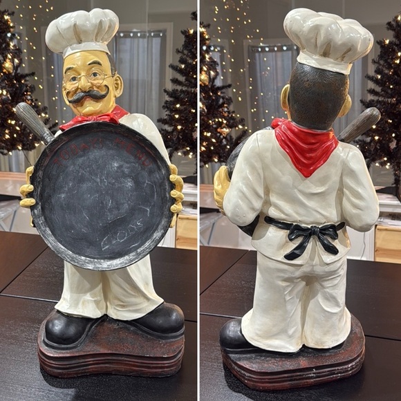 Classic Chef Statue “Todays Menu” - Picture 1 of 13